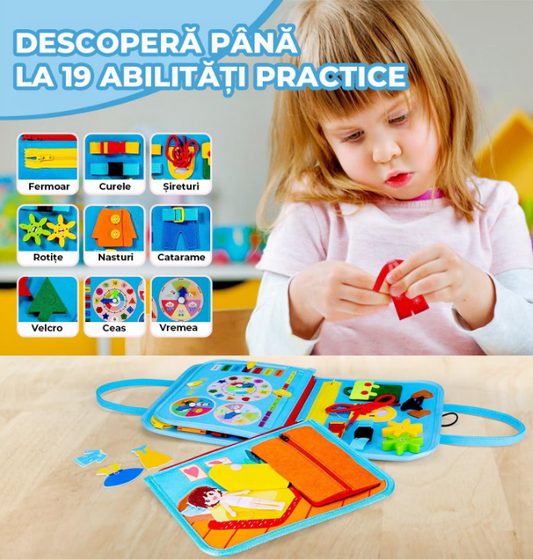 Mapa / Carte Montessori Albastra
