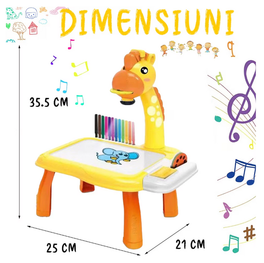 Masuta de desenat cu proiector