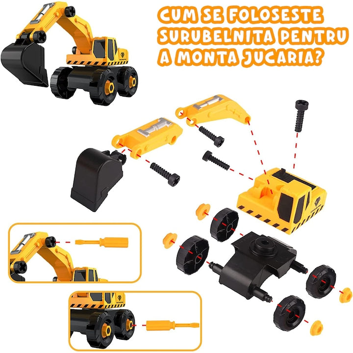 Set 6 Masini de Jucarie Pitikot