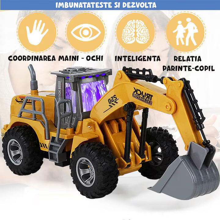 Excavator de jucarie Telecomanda RC Pitikot