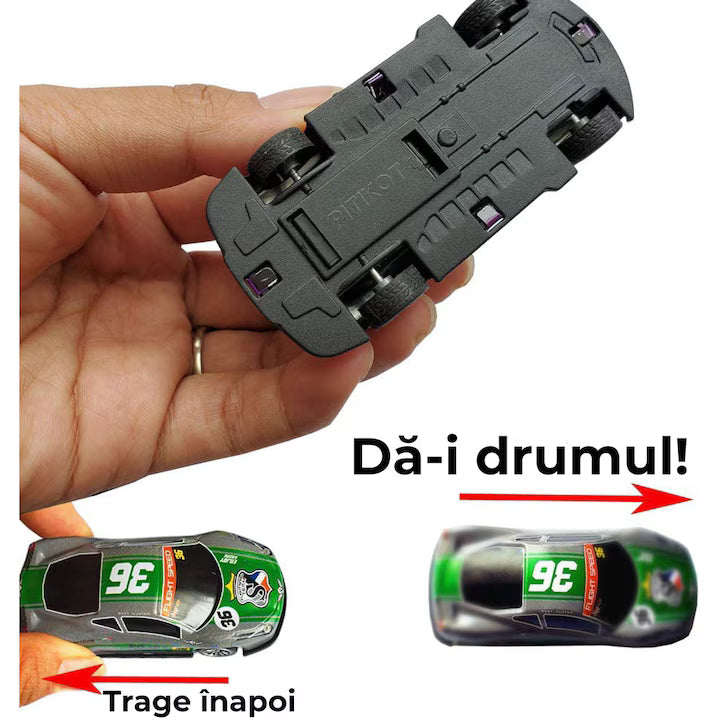 Set 10 masinute, WALALLA, Aliaj,1:64, Multicolor