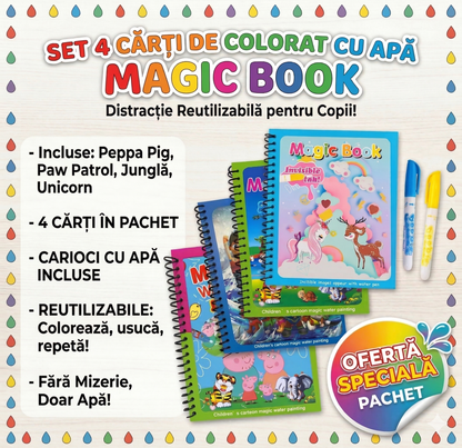 Carti de colorat cu apa