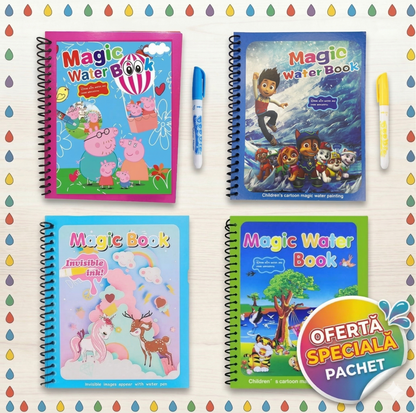 Carti de colorat cu apa