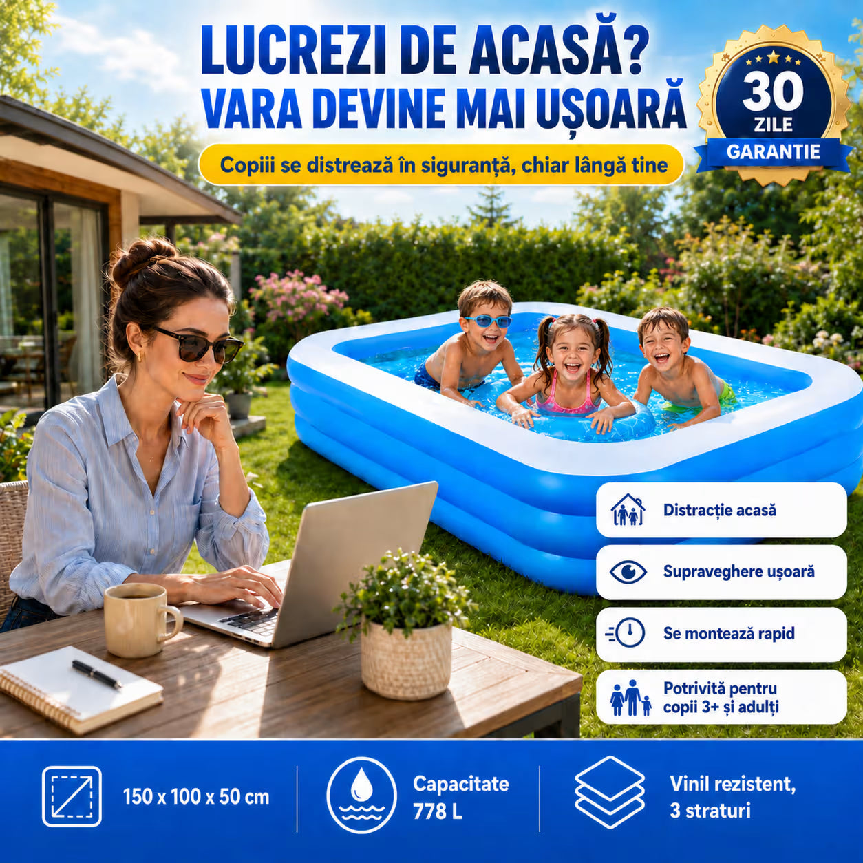 Piscina 150cm