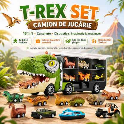 T-Rex Set Camion de jucarie