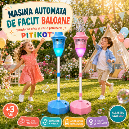 Turn de facut baloane, cu lumini si muzica, pentru copii si adulti