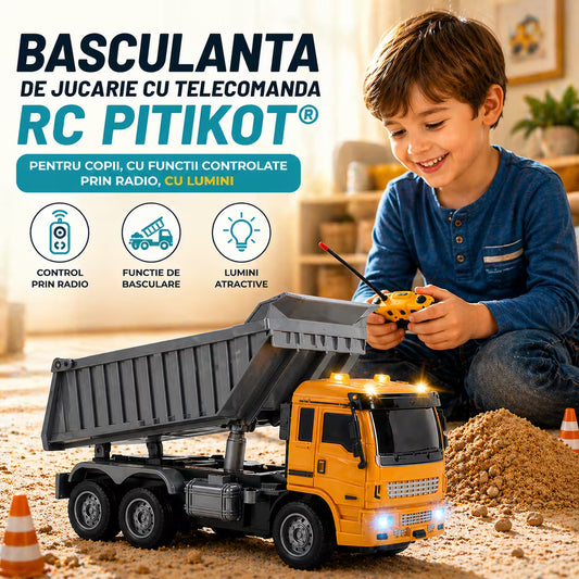 Basculanta de jucarie cu Telecomanda RC Pitikot