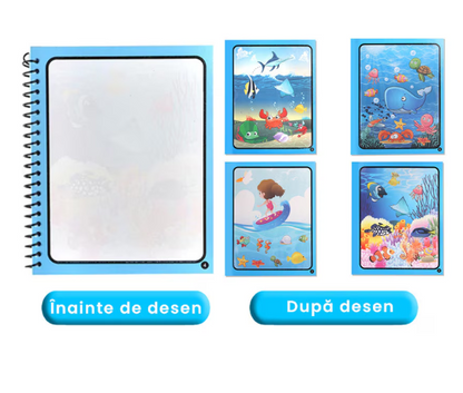 Carti de colorat cu apa