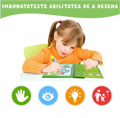 Carti de colorat cu apa