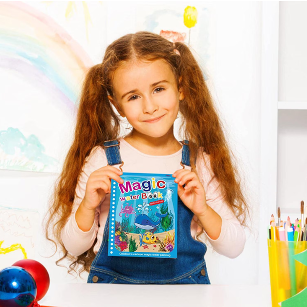 Carti de colorat cu apa