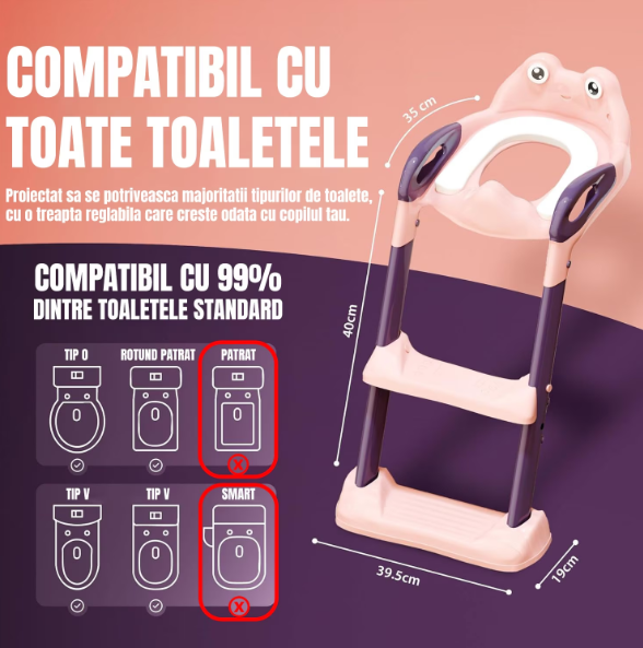 Reductor WC cu scara si inaltator