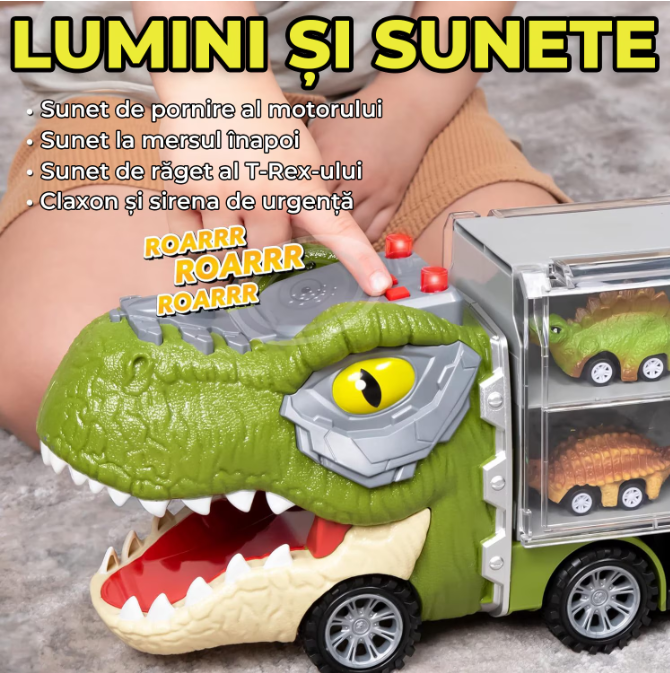 T-Rex Set Camion de jucarie