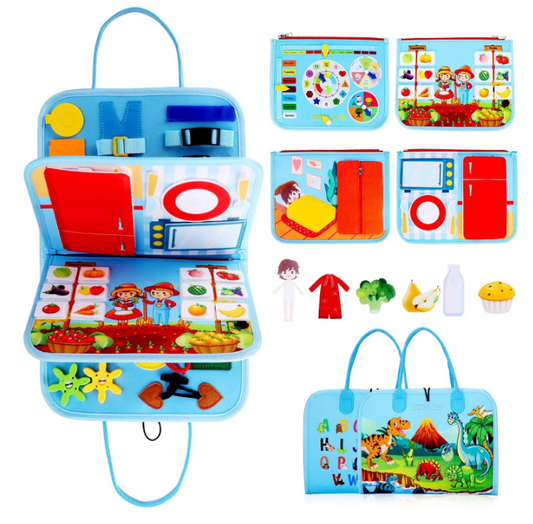 Mapa / Carte Montessori Albastra