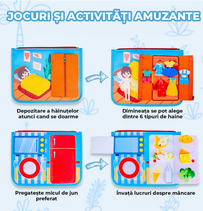 Mapa / Carte Montessori Albastra