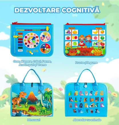 Mapa / Carte Montessori Albastra