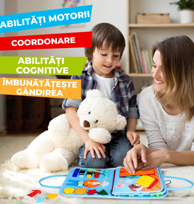 Mapa / Carte Montessori Albastra