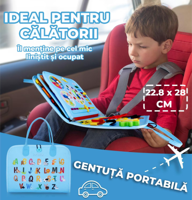 Mapa / Carte Montessori Albastra