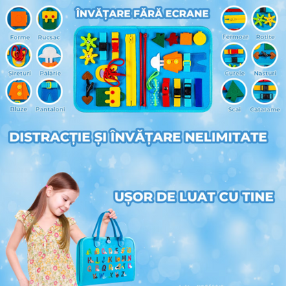 Mapa / Carte Montessori Albastra