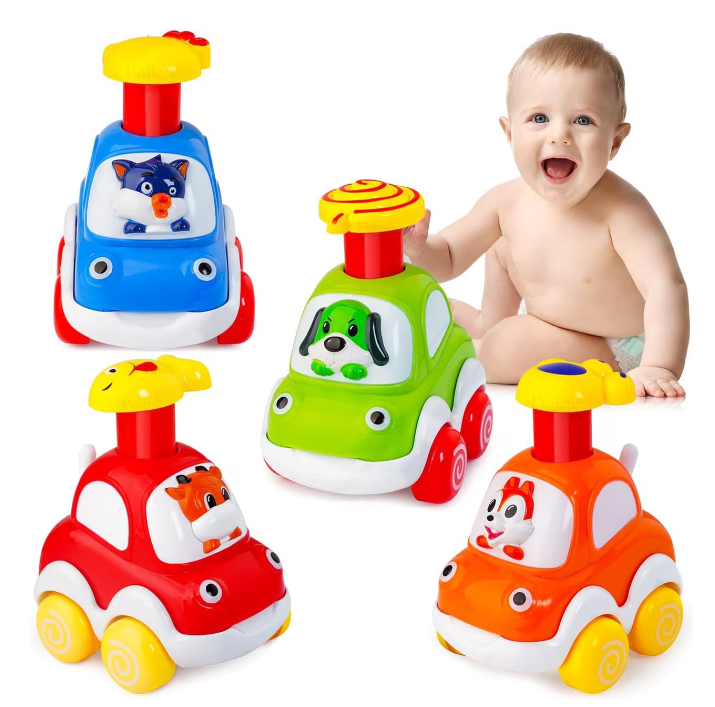 Set 4 masinute cu frictiune
