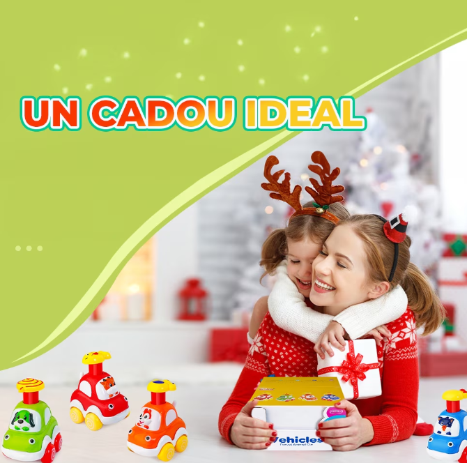 Set 4 masinute cu frictiune