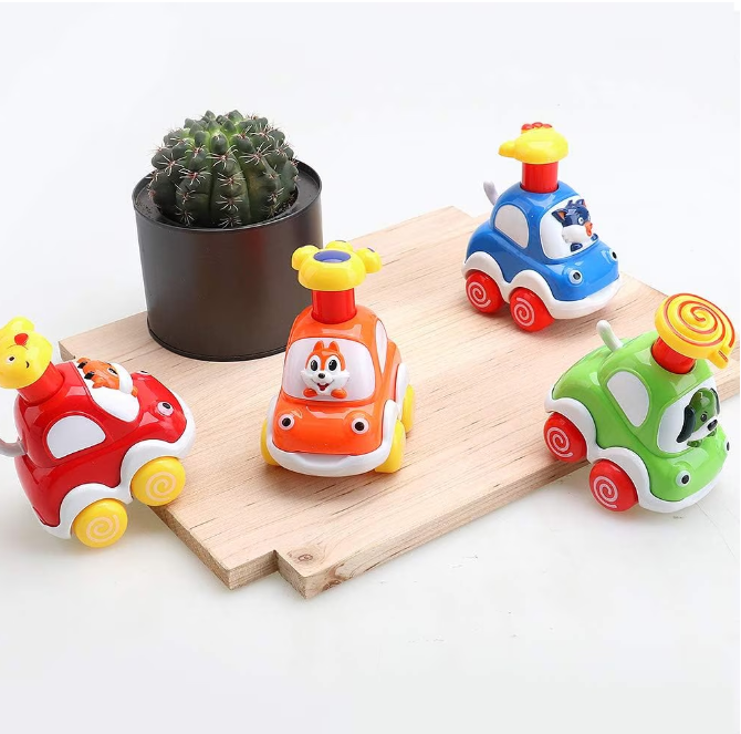 Set 4 masinute cu frictiune