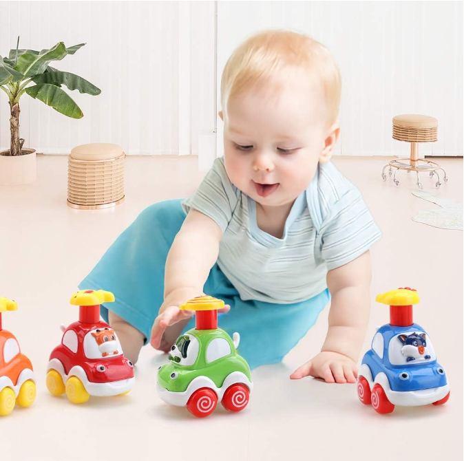 Set 4 masinute cu frictiune