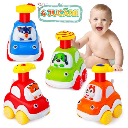 Set 4 masinute cu frictiune