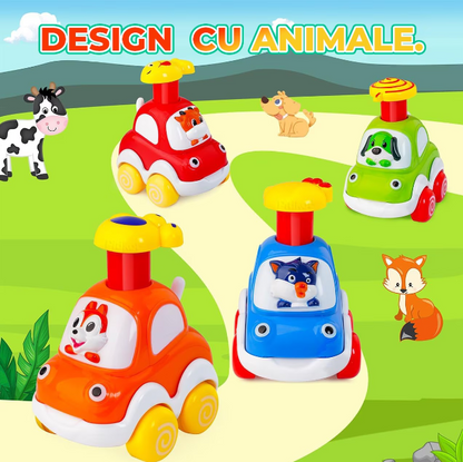 Set 4 masinute cu frictiune