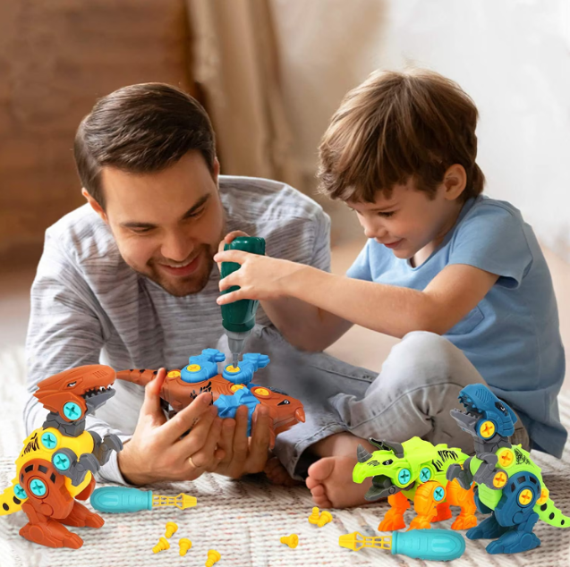 Set de ansamblare dinozauri