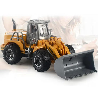 Buldoexcavator de jucarie cu Telecomanda RC Pitikot
