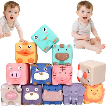 Cuburi moi interactive in forma de animalute