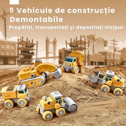 Set de Constructie Robot Dinozaur de Jucarie 5 in 1