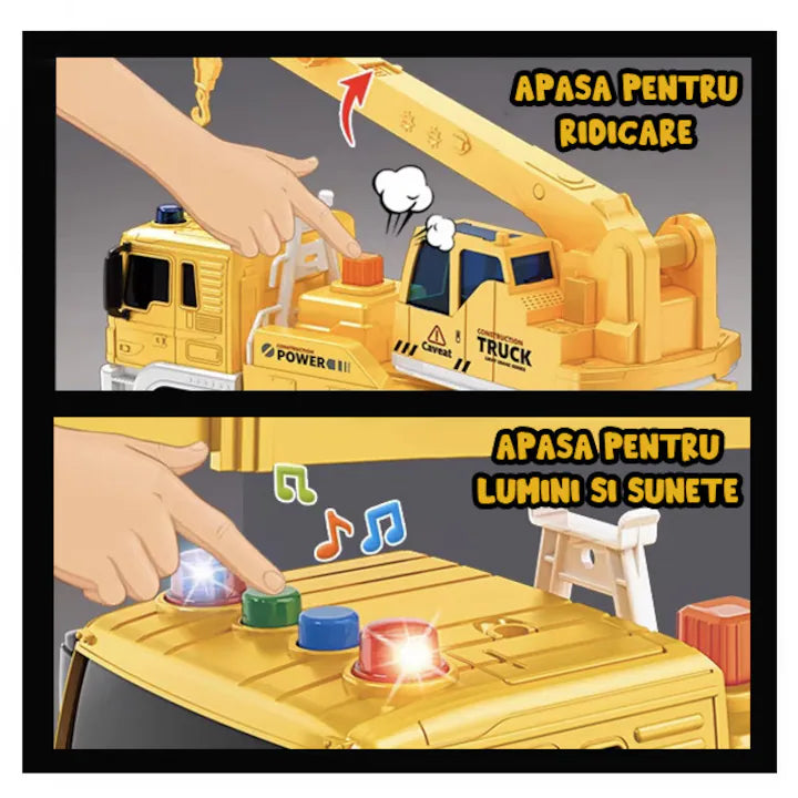 Masina cu Macara Interactiva
