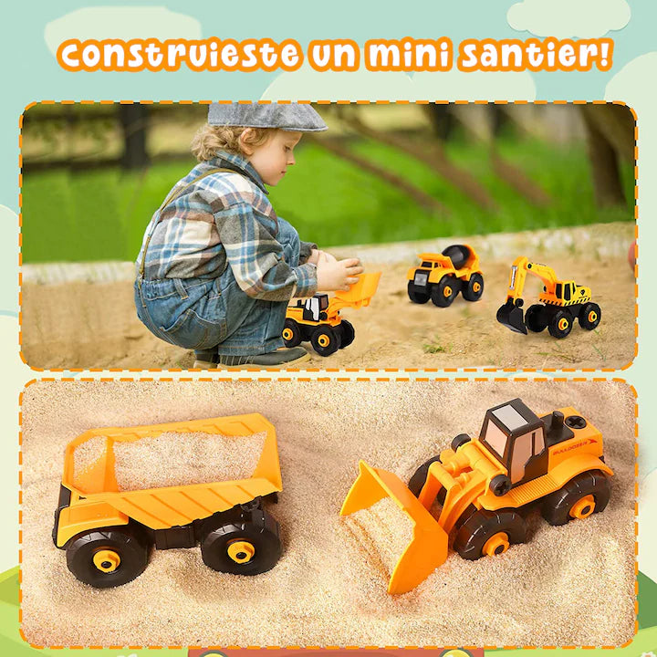 Set 6 Masini de Jucarie Pitikot