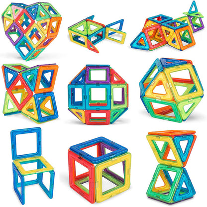 Set de construit cu piese magnetice Pitikot Galben/Multicolor