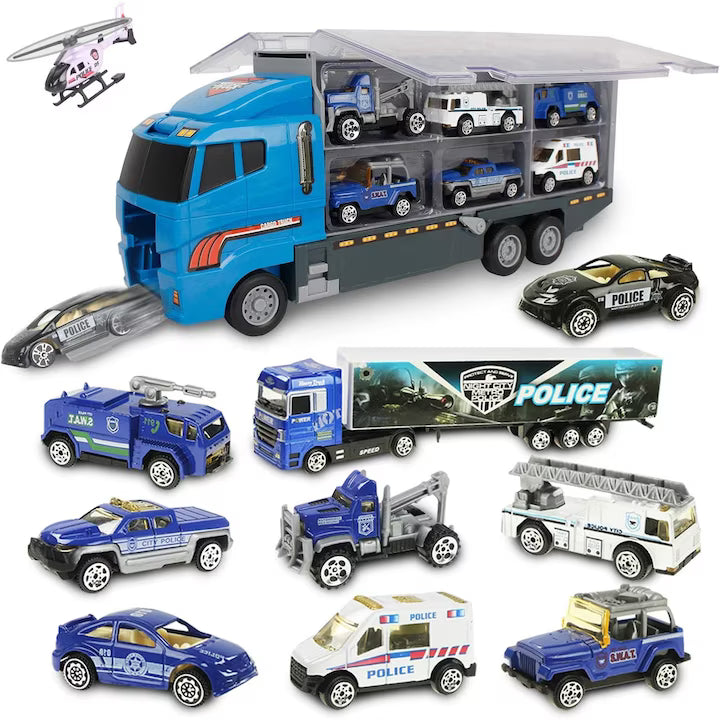 Set camion trailer de jucarie pentru transport Pitikot