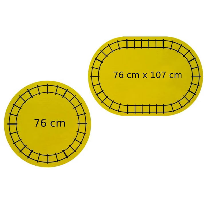 Set clasic tren de jucarie pentru copii
