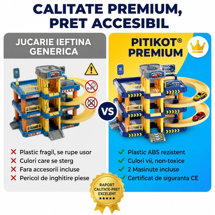 Set de Joaca Parcare pentru Masinute
