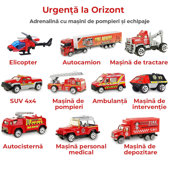 Set camion trailer de jucarie pentru transport Pitikot