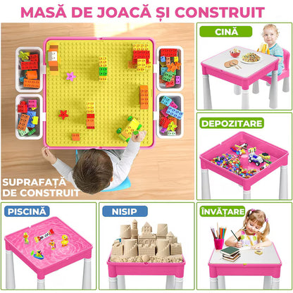 Set masa cu 2 scaune pentru copii Pitikot