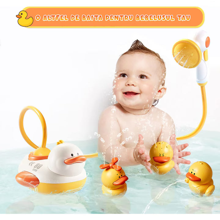 Rata plutitoare cu pulverizator de apa