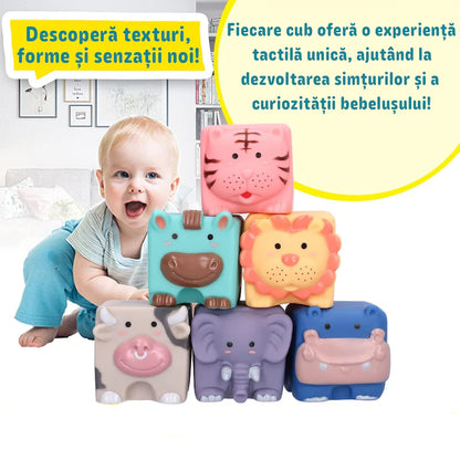 Cuburi moi interactive in forma de animalute