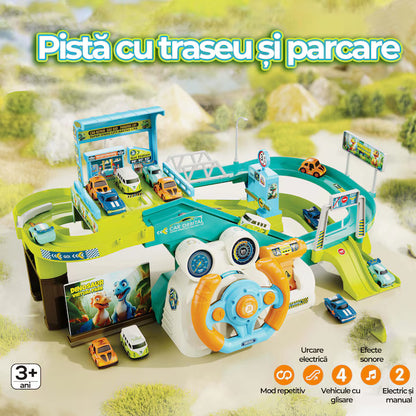 Set masinute cu volan si maneta de viteza Pitikot