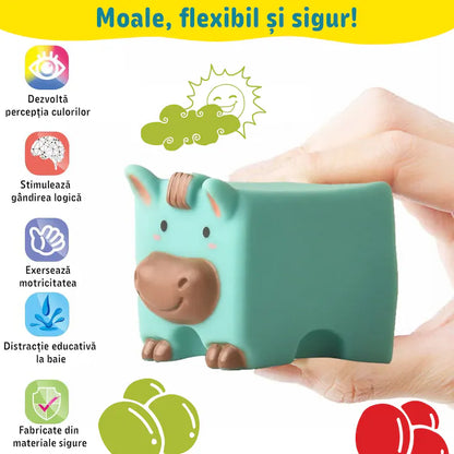 Cuburi moi interactive in forma de animalute