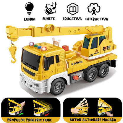 Masina cu Macara Interactiva